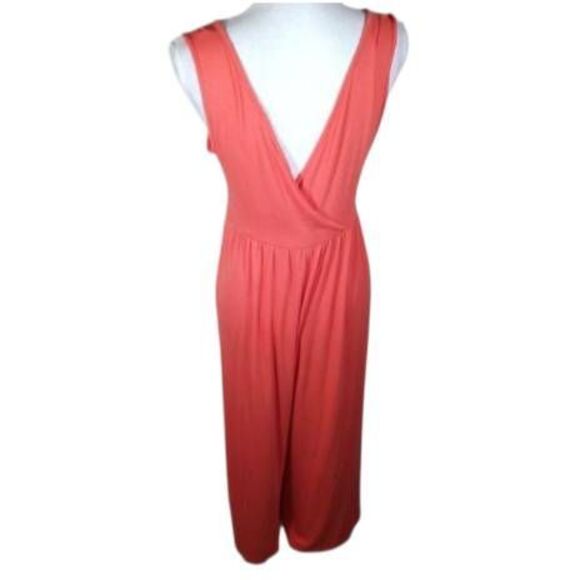 MOTHERHOOD MATERNITY CORAL JUMPSUIT SZ.L EUC. - Picture 6 of 9
